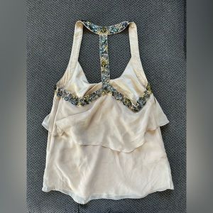 Bebe Rhinestone Top